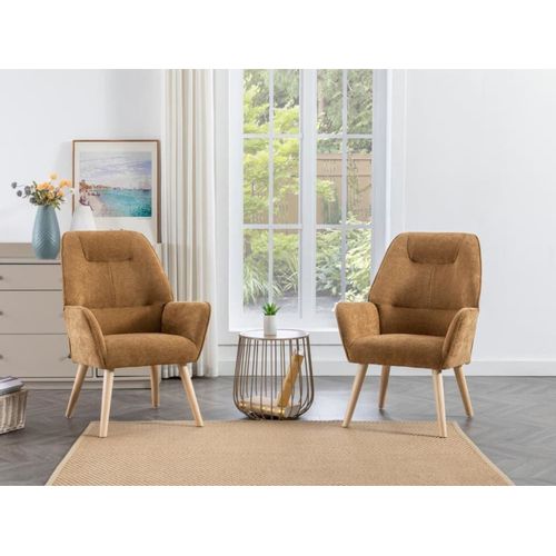 Fauteuil Droit Camel