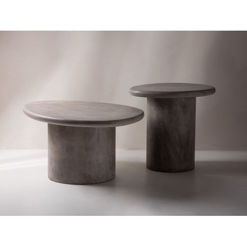 Table Basse 55x47x50cm Béton
