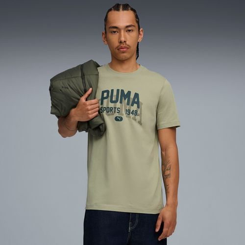 T-Shirt À Motif Style Université Homme
