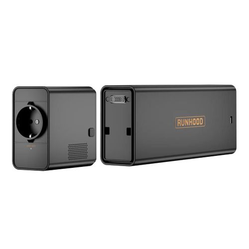RUNHOOD EB324 ¿ Batterie Portable 324 Wh + Onduleur AC 80 W (AE80) | Modulaire