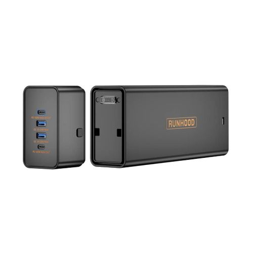 Batterie Modulaire RUNHOOD EB324 ¿ 324 Wh + Module USB UE256 ¿ Recharge Rapide & Polyvalente