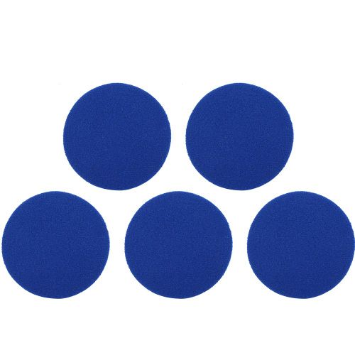 Lot de 5 eponges abrasives rondes en daim, grain 800-1000, 5 cm/7,6 cm