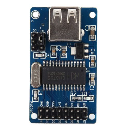 Module USB d'interface principale de lecture et d'ecriture de donnees sur disque U CH376S compatible avec CH372 et CH375