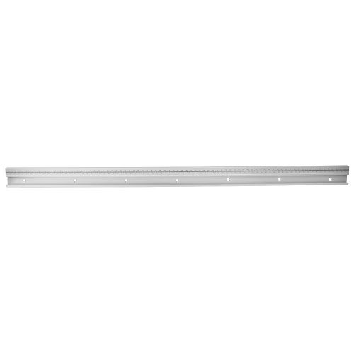 1 piece de glissiere de travail du bois en alliage d'aluminium, rail en T, rainure en T, gabarit d'onglet avec echelle 1220 mm