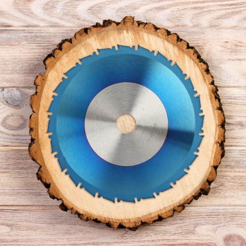 Disque de scie circulaire en carbure bleu 85 x 10 mm/85 x 15 mm pour bois et metal, 80 dents (#2)