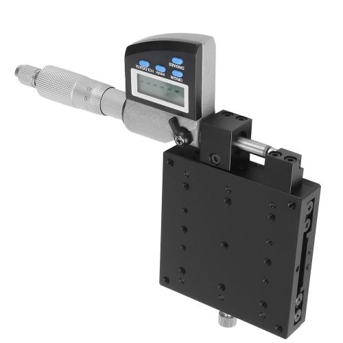 Micrometre numerique a axe X SEMX80-AS ¡À12,5 mm 25 mm, platines lineaires a rouleaux croises pour chemin de fer 80 x 80 mm