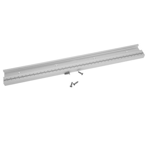 Glissiere de menuiserie avec echelle, rail en T, rainure en T, support d'onglet, outil de menuiserie avec vis, 600 mm