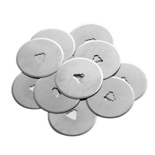 Lot De 20 Lames De Coupe Rondes Et Circulaires En Acier Allie De 28 Mm Pour Papier, Tissu, Cuir, Accessoires