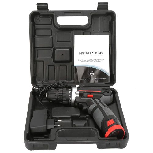 Tournevis electrique sans fil rechargeable 12 V, perceuse domestique au lithium 100-240 V, prise UE (n¡ã 1)