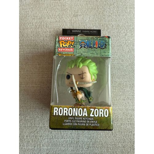 Porte Clé Figurine Roronoa Zoro Funko Pocket Pop One Piece