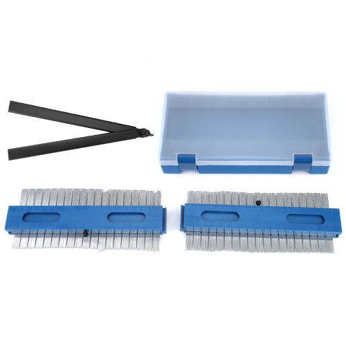 2 jauges de contour en metal de 200 mm pour carrelage, moquette, stratifie