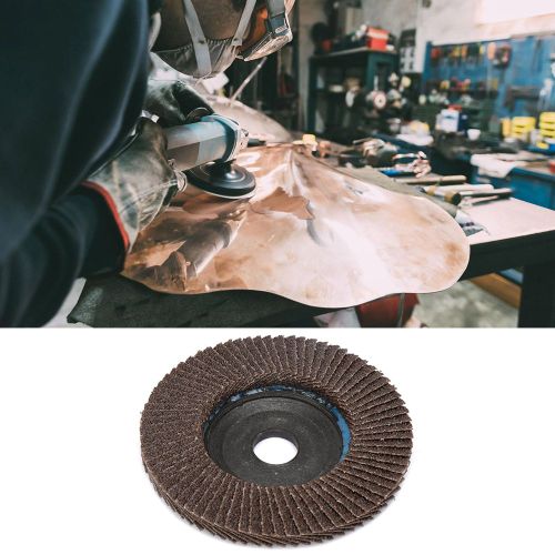 Lot de 10 disques abrasifs plats en acier inoxydable poli 75 avec revetement en plastique