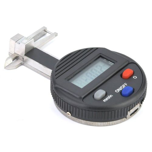 Pied a coulisse numerique rond en acier inoxydable, epaisseur 0-25 mm, mesureur pour pierres precieuses