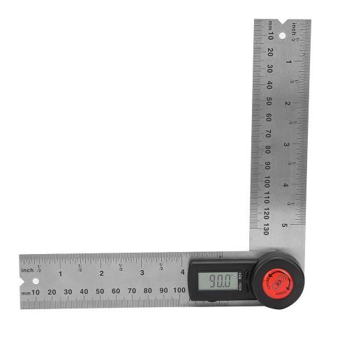 Rapporteur d'angle numerique 2 en 1 haute precision 135 mm pour angle interne/externe
