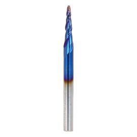 1 fraise a bout en carbure de tungstene cemente 2T (R0,75 x 15 x D4 x 50)