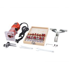 Fraise a bois electrique pour le travail du bois, la rainurage et la gravure, avec 15 fraises (n¡ã 2)