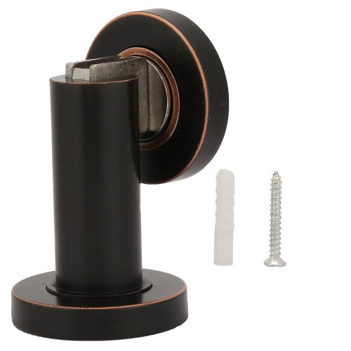 Butee de porte magnetique puissante, support de porte domestique, loquet de securite (noir, rouge ancien)
