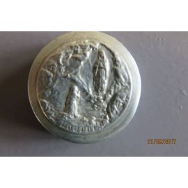 Ancienne Boite Lourdes Pour Chapelet Vide