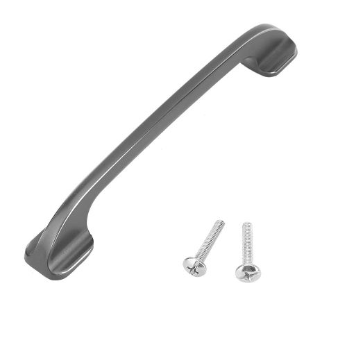Poignee de placard en alliage de zinc de style simple, 96/128/192 mm, gris perle, pour tiroir (n¡ã 2)