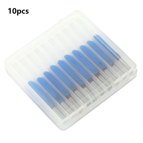 Lot de 10 fraises a graver CNC en acier tungstene de qualite superieure 3.175 (15¡ã x 0,1)