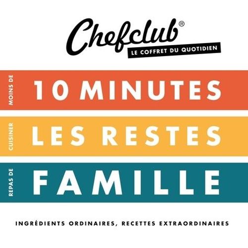Coffret Du Quotidien - Moins De 10 Minutes - Cuisiner Les Restes - Repas De Famille