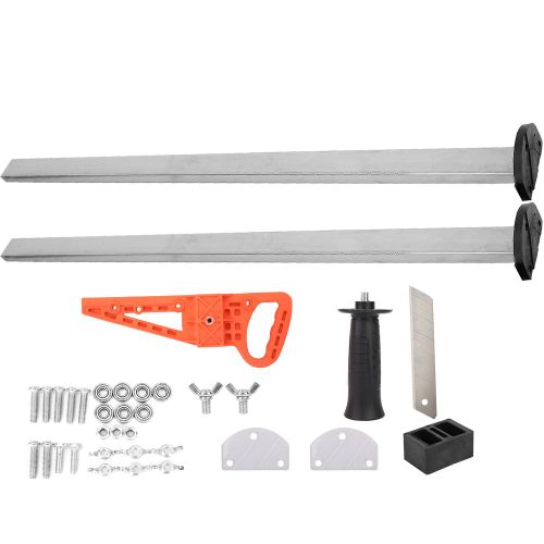Coupe-carton manuel sans poussiere a double poignee de 2 a 60 cm pour platre, cystosepiment, KT et carton