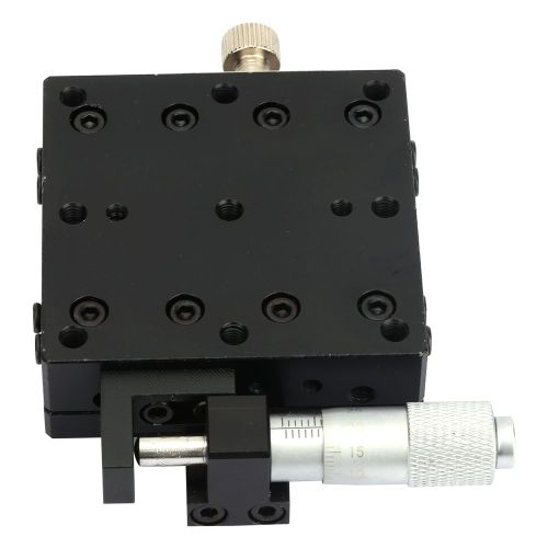 Micrometre manuel SEMX60-AS, table coulissante, platines lineaires, guidage a rouleaux croises, 60 x 60 mm