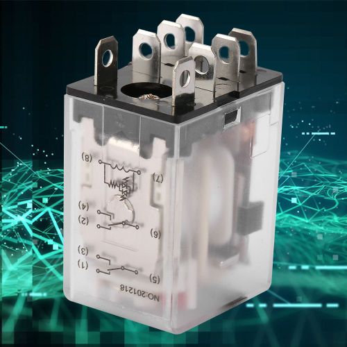 Relais intermediaire de puissance miniature 8 broches 10 A (24 V CA)