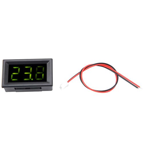 Voltmetre numerique 0,56 pouce, deux fils, DC 2,5-30 V, affichage LED numerique (vert)