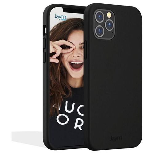 Jaym Classic - Coque De Protection Pour Téléphone Portable - Microfibre - Silicone De Qualité Supérieure - Noir - Pour Apple Iphone 13 Pro Max