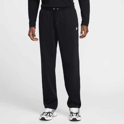 Pantalon À Ourlet Ouvert En Molleton Nike Club Pour Homme - Noir