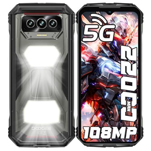 DOOGEE V Max S 5G Telephone Incassable, 22000mAh,24Go+256Go Gris