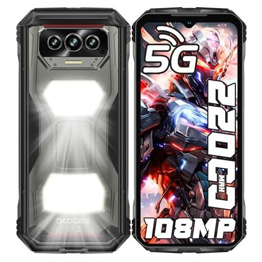Smartphone DOOGEE VMax S - 256Go/24Go RAM - Batterie 22000mAh - Écran 6,58" - Doré