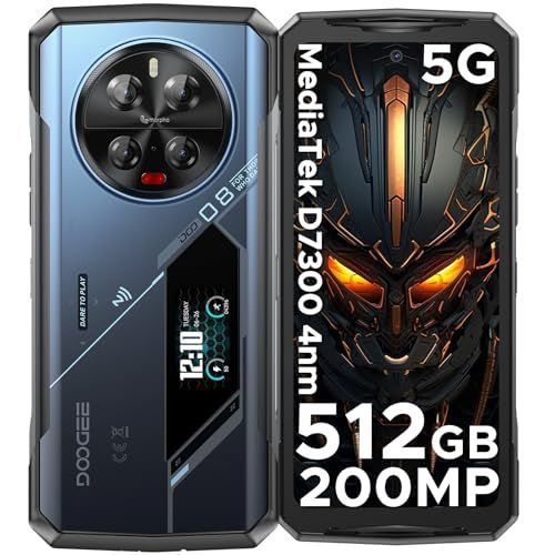 DOOGEE V40 Pro 5G Telephone Incassable, 16Go+512Go Bleu