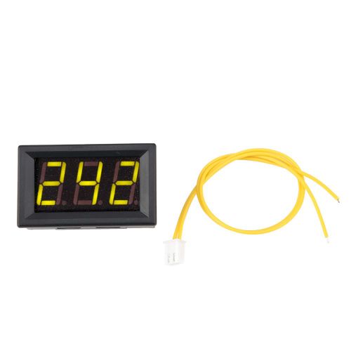 Voltmetre numerique 0,56 pouce, deux fils, AC 70-380 V, affichage LED numerique (vert)