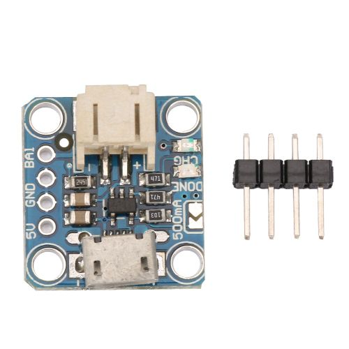 Carte de protection de charge de batterie au lithium 5 V 100 mA, module de chargeur USB Micro Lipo