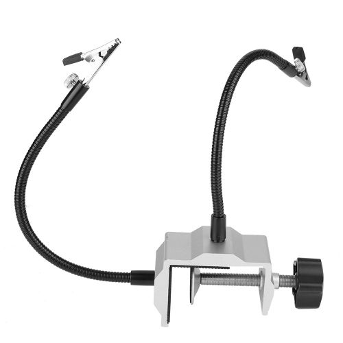 Support de fer a souder electrique universel a bras metallique, pince pour station de soudage de circuits imprimes DIY