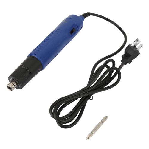 Tournevis electrique portatif a tige droite 1/4" a couple reglable (prise americaine 110 V)