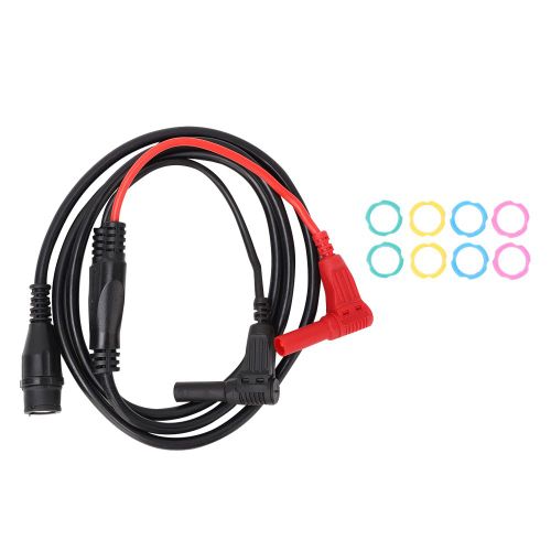 Cable coaxial P1207 BNC male vers fiche banane coudee, cordon de test pour oscilloscope, 100 cm