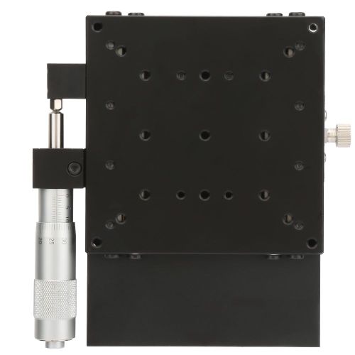 Micrometre Z, reglage manuel fin, platines lineaires de precision a rouleaux croises, 100 x 100 mm