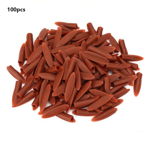 100 chevilles en bois de 9,5 mm pour gabarit de percage de poche, accessoires pour outils de travail du bois (rouge)