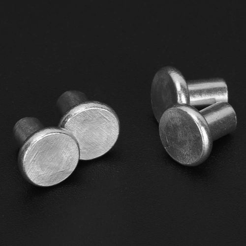 100 rivets en aluminium a tete plate GB867 M4 (M4 x 8)