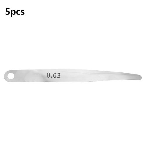 pieces 0,03 mm Jauge d'epaisseur metrique Outil de mesure d'epaisseur de remplissage (0,03 mm)