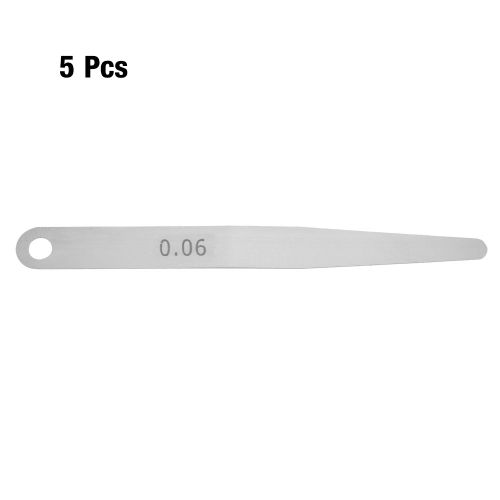 Lot de 5 jauges d'epaisseur metriques de 0,06 mm (0,06 mm)
