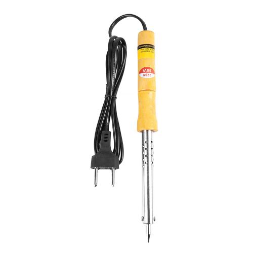 Fer a souder electrique 220 V 60 W avec manche en bois, outil de soudage (prise UE)