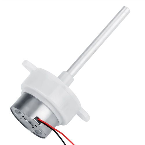 Moteur a engrenages a vis sans fin a arbre long et basse vitesse pour voiture telecommandee 12 V 60 tr/min