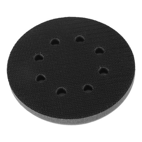Coussinet d'interface en eponge souple de 125 mm de diametre pour tampons de poncage (8 trous)