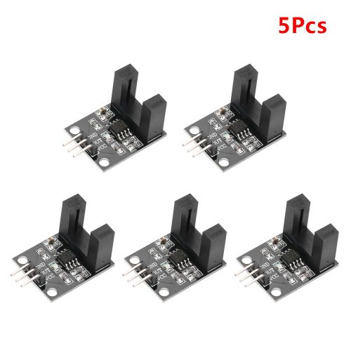 Module de capteur infrarouge photoelectrique de type oppose, 5 pieces, pour tester la vitesse du moteur