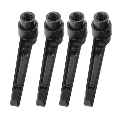 Lot de 4 boutons de machine en metal, poignee de fixation reglable, filetage femelle M4 (50 mm)