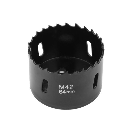 Scie cloche en acier rapide de 64 mm, outil de coupe pour le travail du bois et du metal